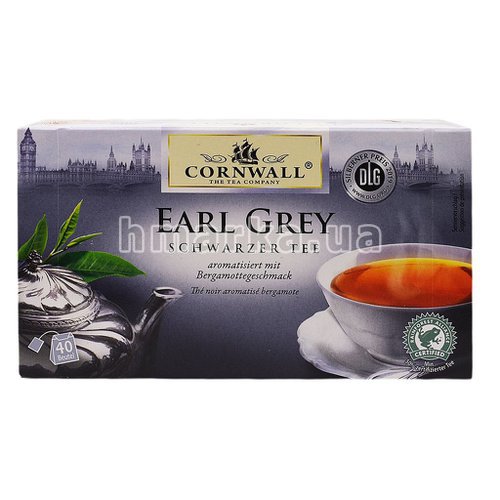 Фото Черный чай с бергамотом в пакетиках Earl Grey, 40 шт. № 1