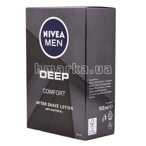 Фото Лосьон после бритья NIVEA MEN Deep Comfort, 100 мл № 3