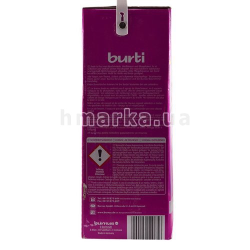 Фото Стиральный порошок Burti для цветных и тонких тканей без фосфатов, 4.312 кг № 4