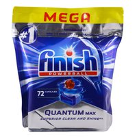 Капсулы для посудомойки Finish Quantum MAX, 72 шт.