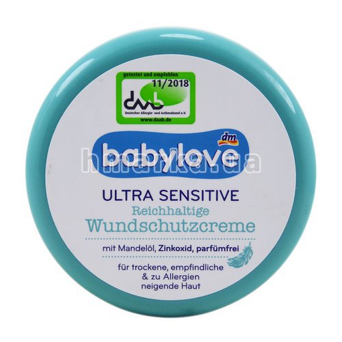 Фото Детский крем для сухой и аллергической кожи Babylove, 150 мл № 2