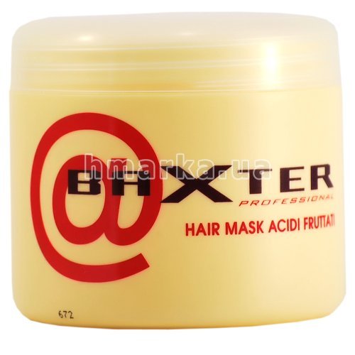Фото Маска для волос Baxter "Фруктовые кислоты для окрашенных волос", 500 мл № 1