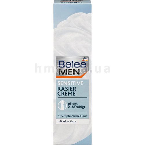 Фото Крем для гоління Balea "Sensitiv" для чутливої шкіри, 100 мл № 1