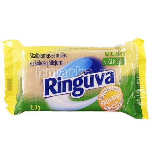Фото Желчное мыло от пятен Ringuva с кокосовым маслом, 150 г № 1