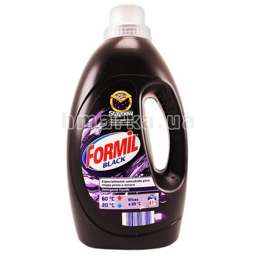 Фото Засіб для прання Formil "Black" для чорного одягу, 41 прання, 1.5 л № 1