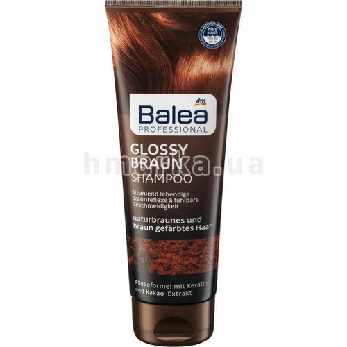 Фото Шампунь Balea Professional для натуральных и окрашенных коричневых волос, 250 мл № 1