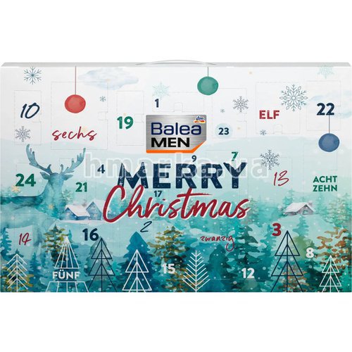 Фото Адвент-календарь для мужчин 2022 Balea Men Merry Christmas, 24 сюрприза № 1