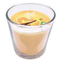 Свічка ароматична Aril Апельсин з ваніллю у скляному стаканчику