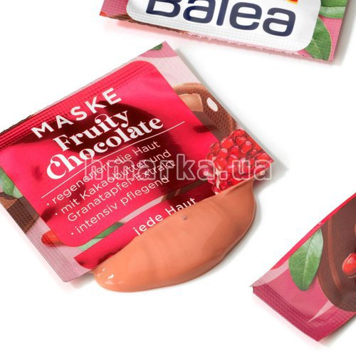 Фото Питательная фруктово-шоколадная маска Balea Fruity Chocolate, 16 мл № 2