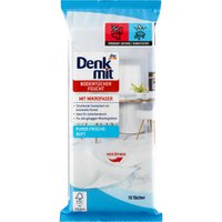 Салфетки DenkMit для уборки пола с свежим ароматом, 15 шт.