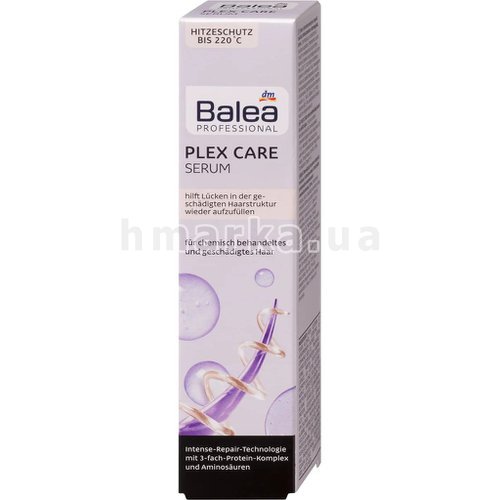 Фото Протеиновая несмываемая сыворотка для поврежденных волос Balea Professional Plex Care, 50 мл № 5