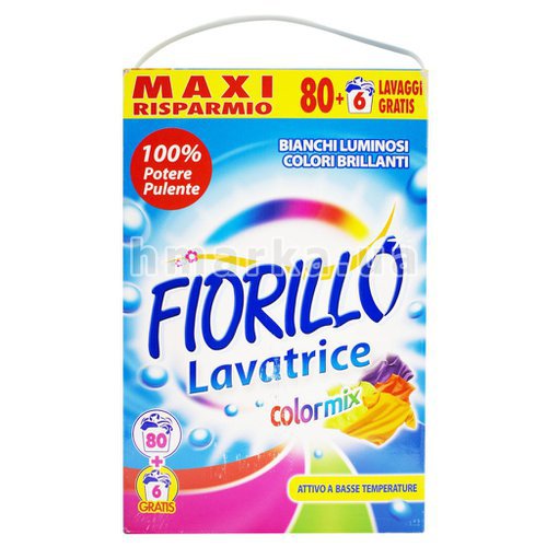 Фото Порошок для стирки цветной одежды Fiorillo Colormix на 86 стирок, 6 кг № 1