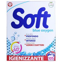 Універсальний пральний порошок Soft Синій кисень, 105 циклів прання, 5.25 кг