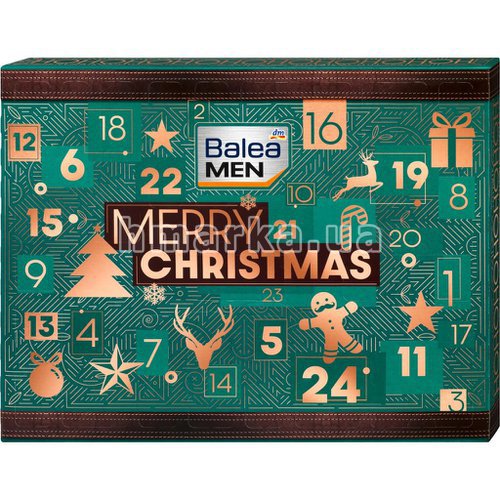 Фото Адвент-календар для чоловіків 2023 Balea Men Merry Christmas, 24 сюрприза № 1
