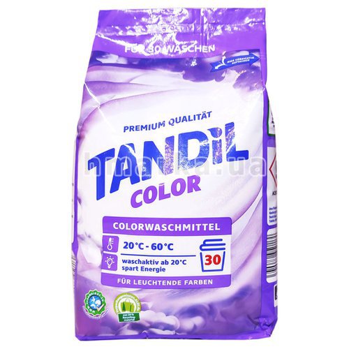 Фото Пральний порошок для кольорових речей Tandil Color 30 прань, 2.025 кг № 4