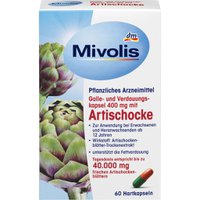 Желчегонные капсулы Mivolis с артишоком 400 мг, 60 шт.