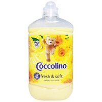 Кондиционер Coccolino Счастливый желтенький,  на 68 стирок, 1.7 л