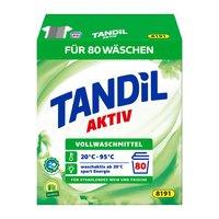 Пральний порошок Tandil Aktive для білого одягу, на 80 прань, 5.2 кг
