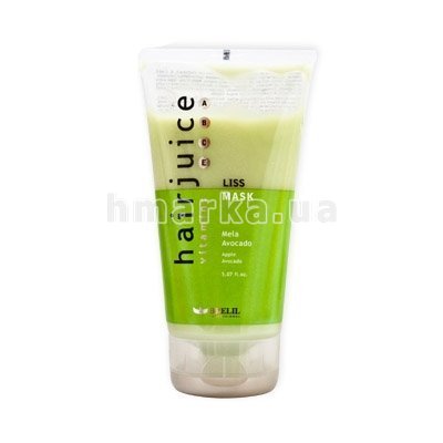 Фото Маска для волос Brelil Hair Juice Liss Яблоко и Авокадо для выпрямления волос 150мл № 1