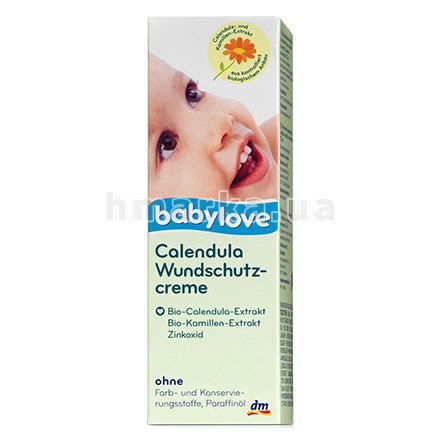 Фото Детский крем Babylove с календулой, экстрактом шалфея и оксидом цинка, 75 мл № 2