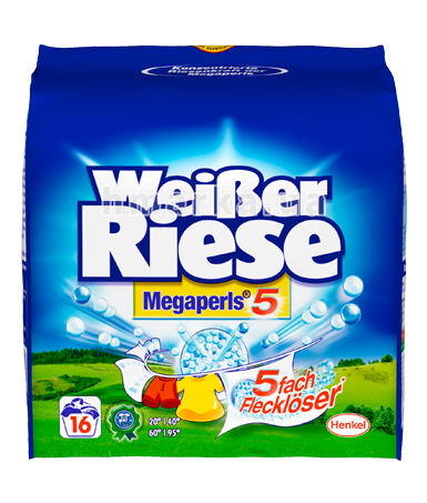 Фото Стиральный порошок Weisser Riese "Megaperls 5" универсальный, 1.012 кг № 1