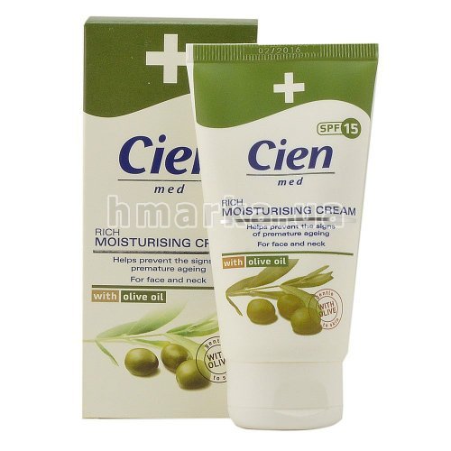 Фото Крем для лица Cien Med увлажняющий с оливковым маслом, 75 мл № 1
