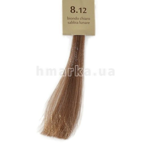 Фото Крем-краска для волос Brelil 8.12 светлый лунно-песочный блонд 100мл № 1