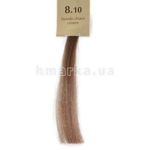 Фото Крем-краска для волос Brelil 8.10 светлый пепельный блонд 100мл № 1