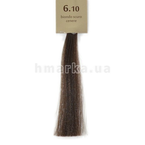 Фото Крем-краска для волос Brelil 6.10 темный пепельный блонд, 100 мл № 1