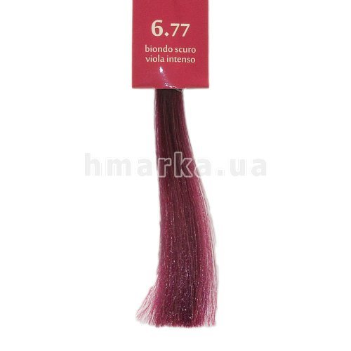 Фото Крем-краска для волос Brelil 6.77 интенсивно-фиолетовый темный блонд, 100 мл № 1