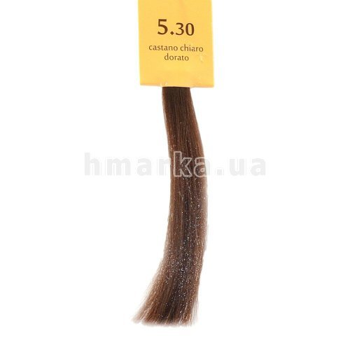 Фото Крем-краска для волос Brelil 5.30 светлый золотистый шатен, 100 мл № 1