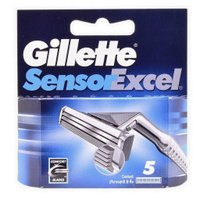 Картриджі для станка Gillette "Sensor Excel", 5 шт.