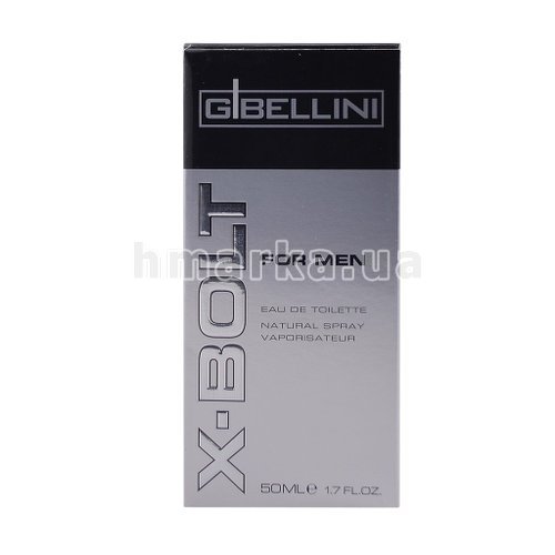 Фото Туалетна вода G.Bellini for men "X-BOLT" чоловічий, 50 мл № 1