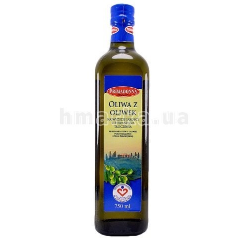 Фото Оливковое масло Primadonna высшего качества первого отжима, 750 мл № 2