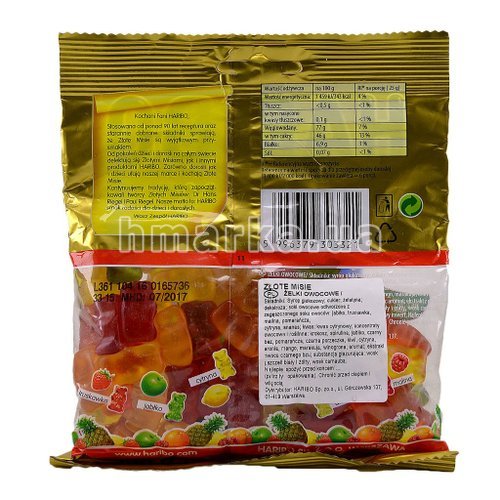 Фото Жевательные конфеты Haribo с фруктовым вкусом, 200 г № 2